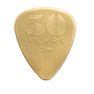Dunlop 50th Anniversary Gold Nylon Picks, Sales Di